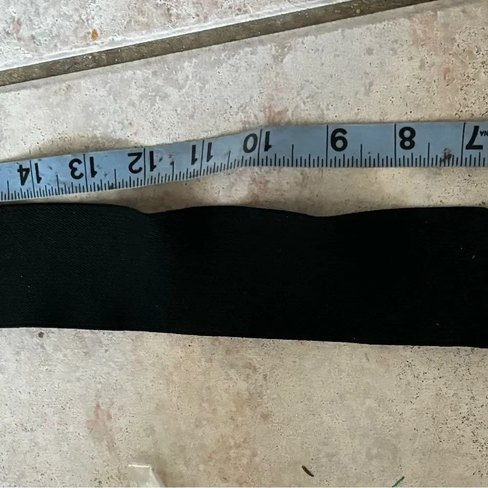 Vintage Snakeskin buckle belt Wide stretch belt adjustable Dress accessory rare